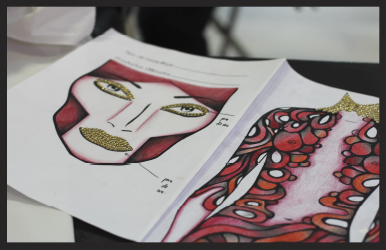 Bodypainting - navidad paso 1