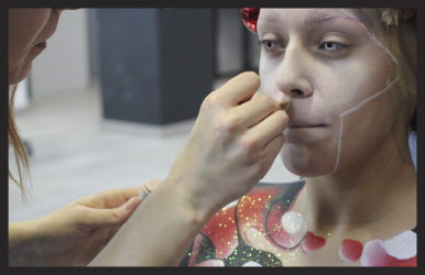 Bodypainting - navidad paso 6