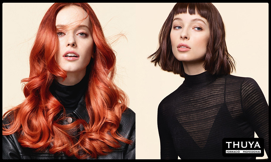 modelos luciendo peluquería comercial