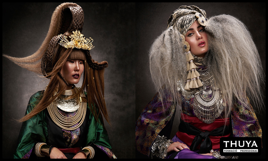 modelos luciendo peluquería de vanguardia