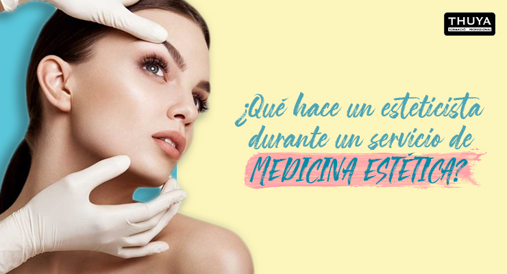 Destacada esteticista servicio medicina estética
