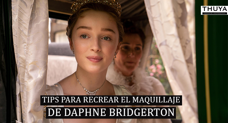 Tips para recrear el maquillaje de Daphne Bridgerton