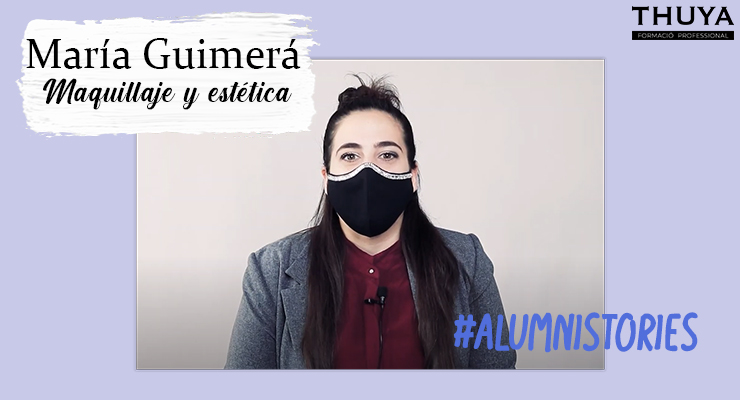 María Guimerá, ex alumna de maquillaje y estética