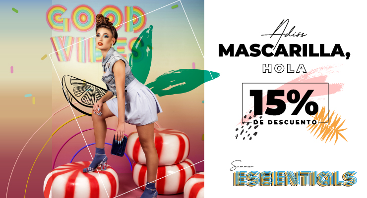 ¡Adiós mascarilla, hola 15% descuento!